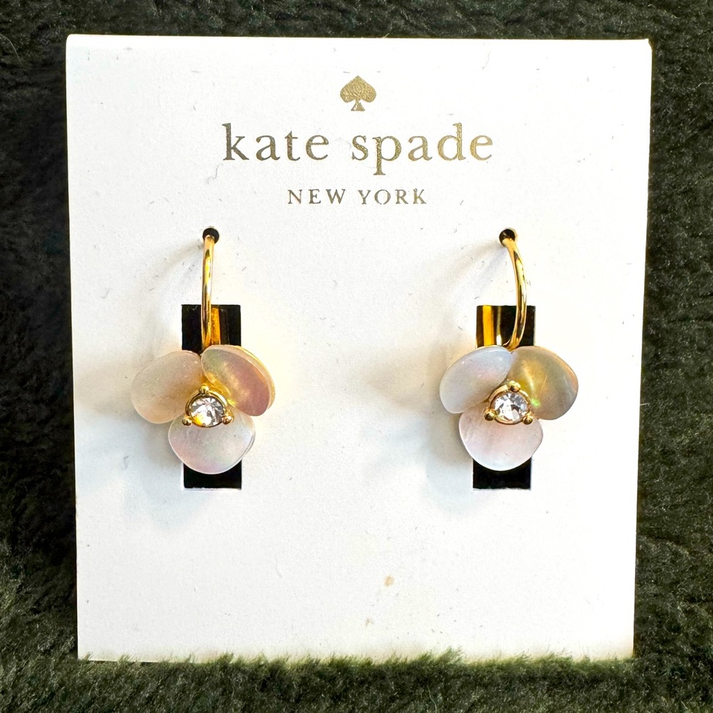 Kate Spade Disco Pansy Earrings